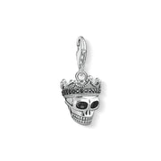 Pendentif Charm tête de mort roi