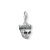 Pendentif Charm tête de mort roi