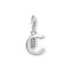 Pendentif Charm lettre c argenté