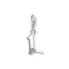 Pendentif Charm lettre l argenté