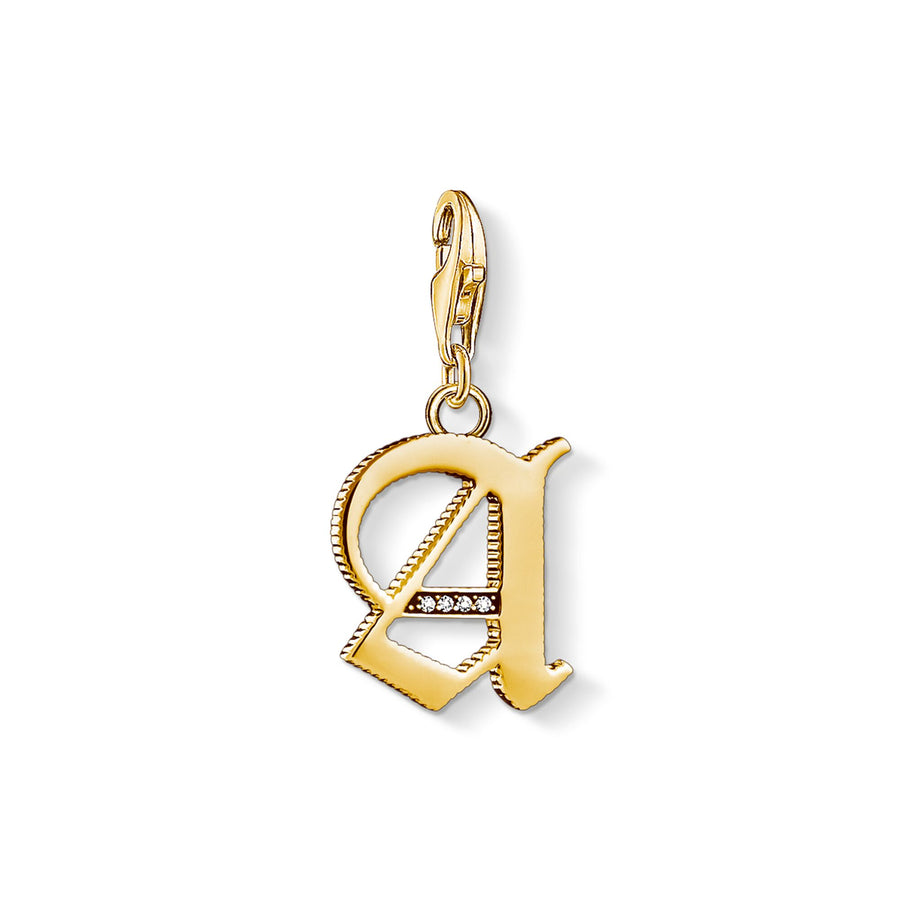 Pendentif Charm lettre a or