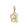 Pendentif Charm lettre a or