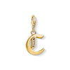 Pendentif Charm lettre c or