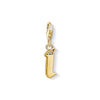 Pendentif Charm lettre i or