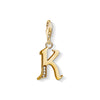 Pendentif Charm lettre k or