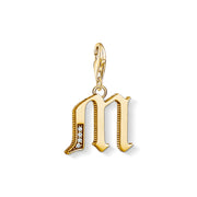 Pendentif Charm lettre m or