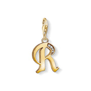 Pendentif Charm lettre r or