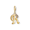 Pendentif Charm lettre r or