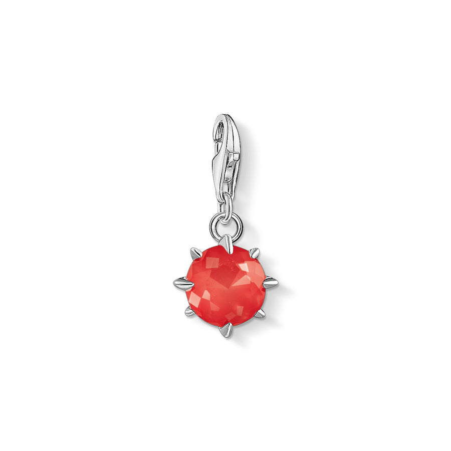 Pendentif Charm pierre naissance juillet
