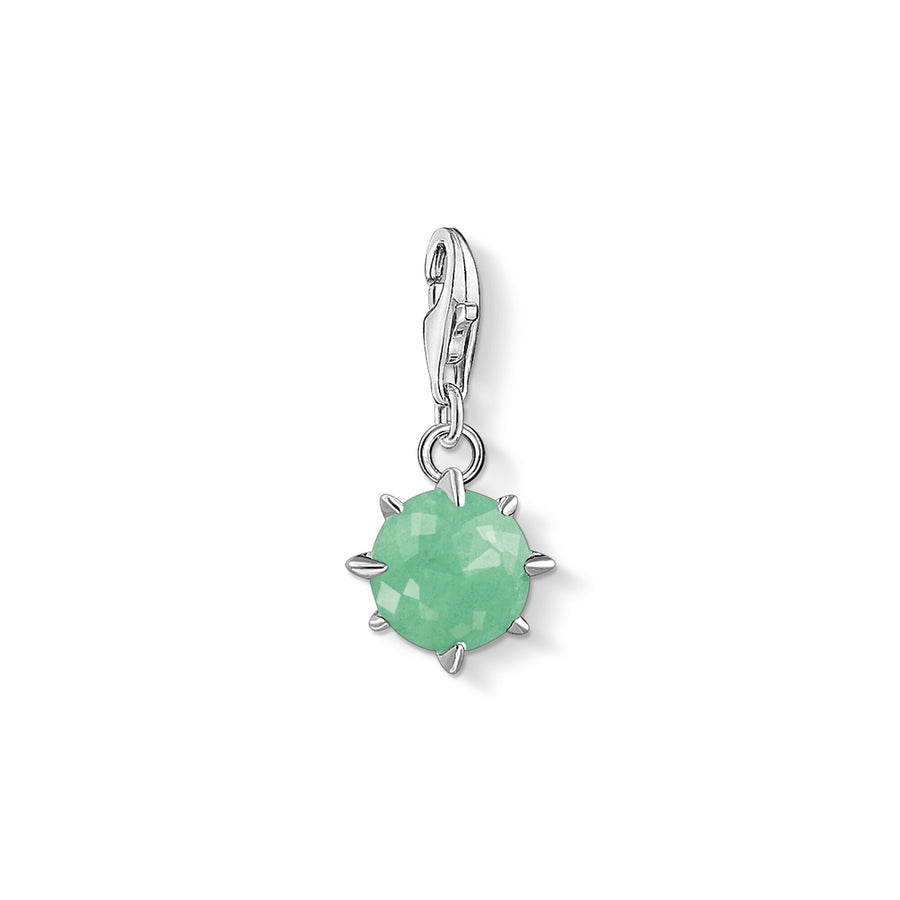 Pendentif Charm pierre naissance mai