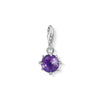 Pendentif Charm pierre naissance février