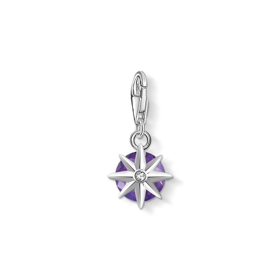 Pendentif Charm pierre naissance février