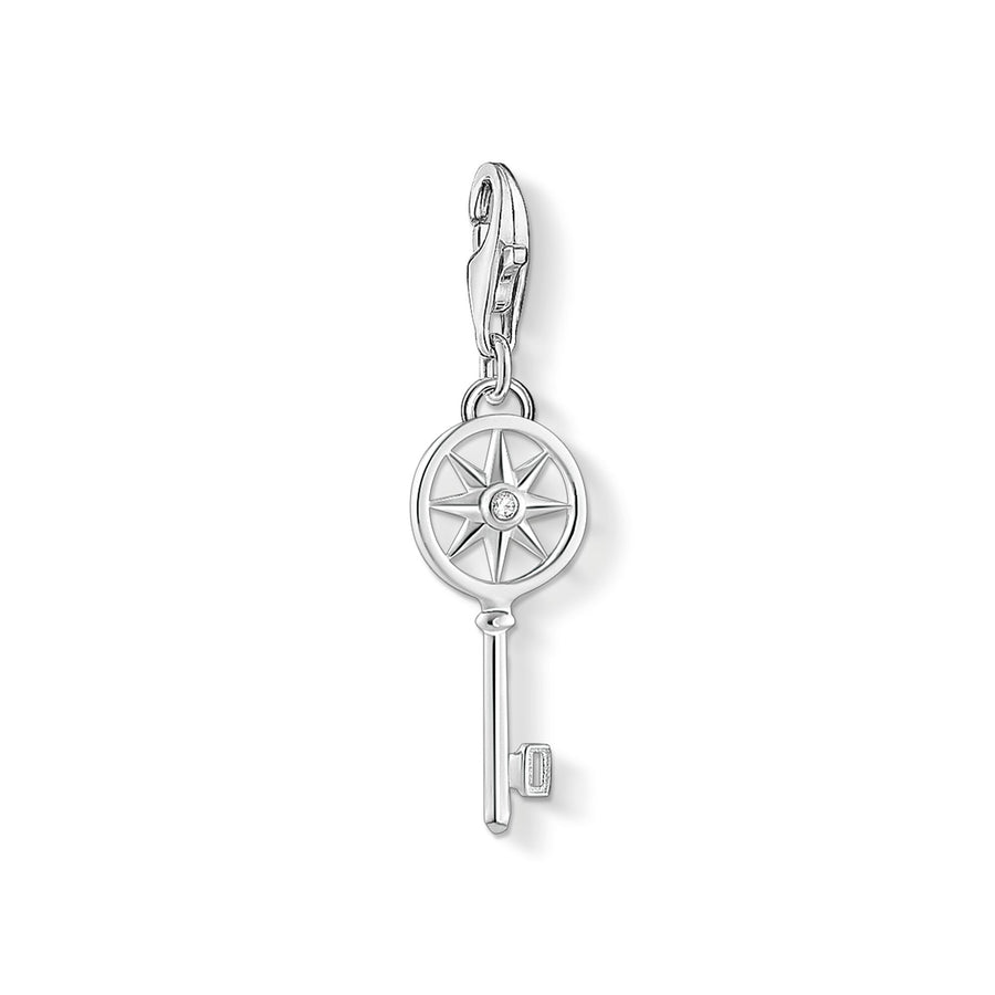 Pendentif Charm clé avec étoile