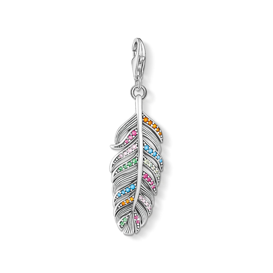 Pendentif Charm plume argent