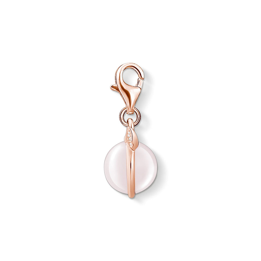 Pendentif Charm oreilles de chat or rose