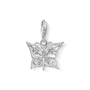 Pendentif Charm papillon étoile & lune argent