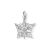 Pendentif Charm papillon étoile & lune argent