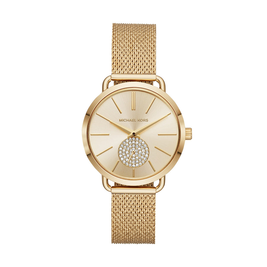 MK Montre Portia à trois aiguilles maille