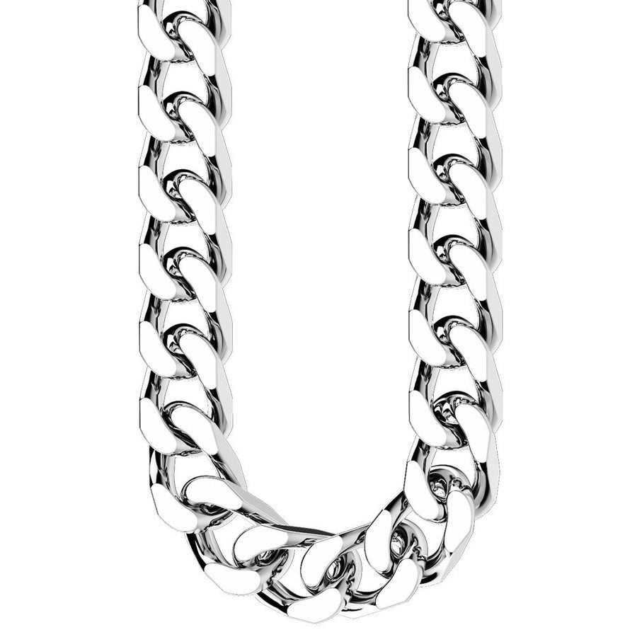 ZANCAN Chaine gourmet Cosmopolitan argent sterling 78gr