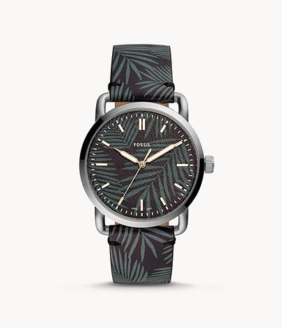 FOSSIL Montre The commuter à trois aiguilles