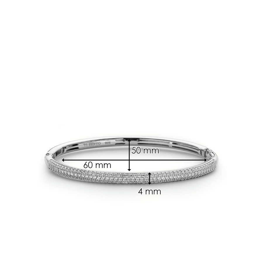 TI SENTO Bracelet Cz Rigide