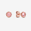 Clous d’oreilles Couronnes roses et scintillants