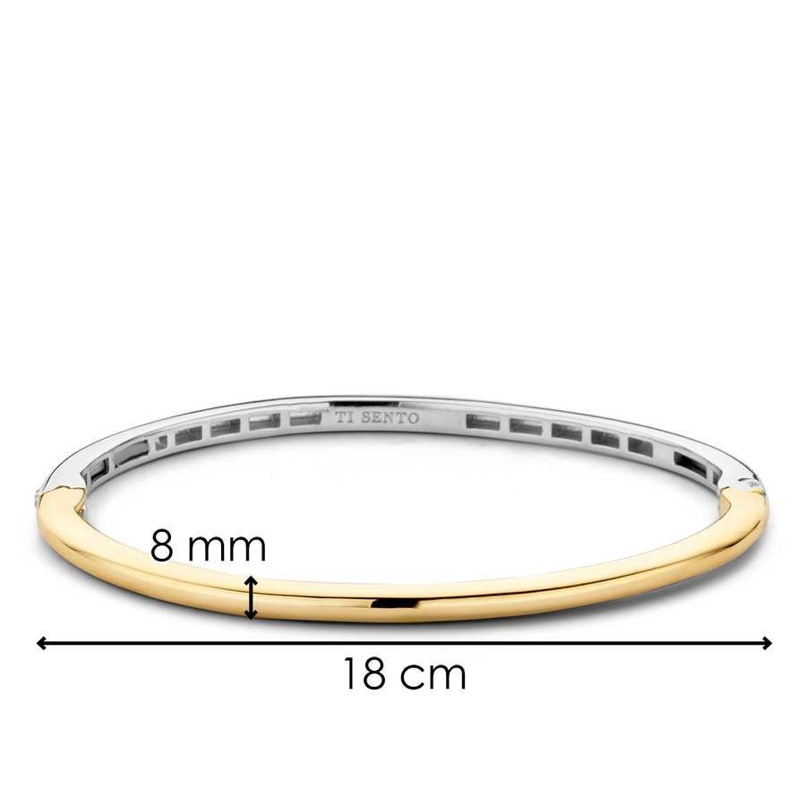 TI SENTO Bracelet Rigide Or