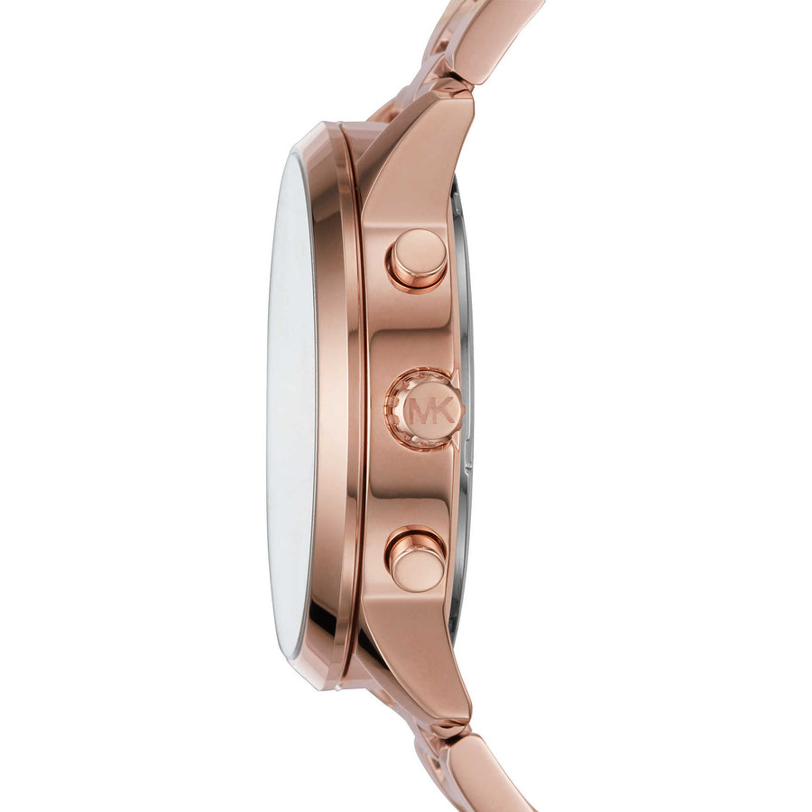 MK Montre Slater à multifonctions or rose