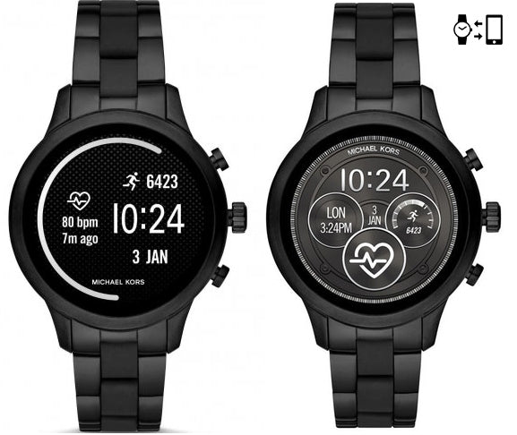 MK Montre smartwatch Runway Acier