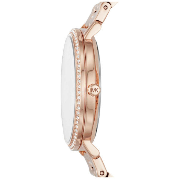MK Montre Courtney floral à trois aiguilles