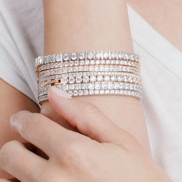 CRISLU Bracelet tennis princesse 7