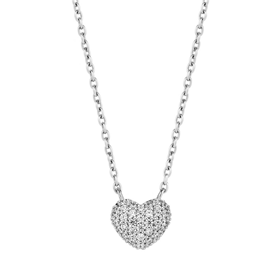 TI SENTO Collier Coeur Pavé