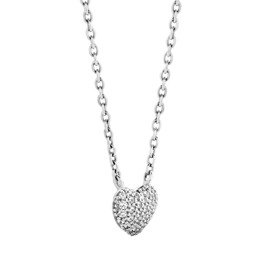 TI SENTO Collier Coeur Pavé