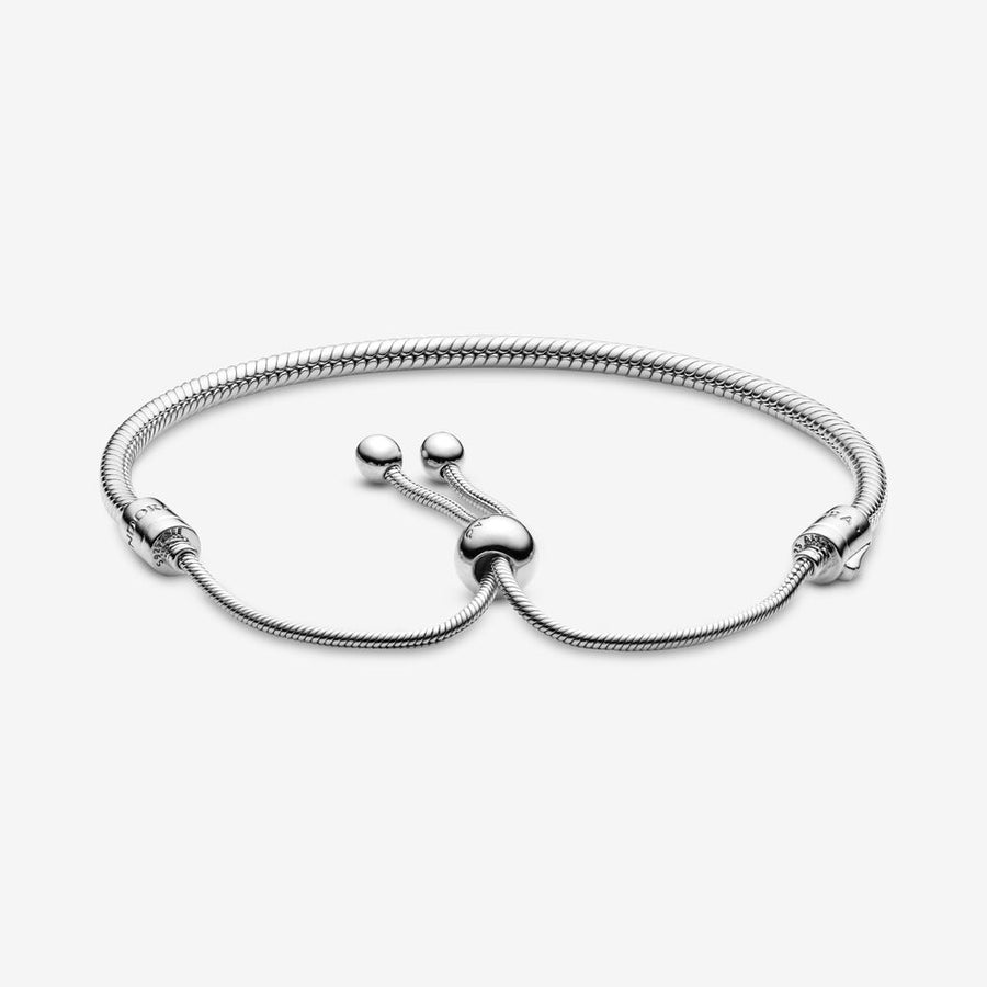 Bracelet coulissant à chaîne serpentine Pandora Moments