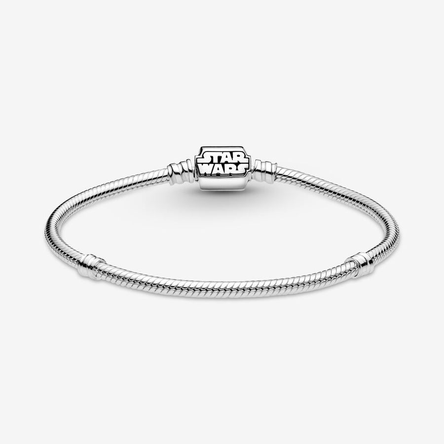 Bracelet à fermoir à chaîne serpentine et à étoile Star Wars Pandora Moments - VENTE FINALE