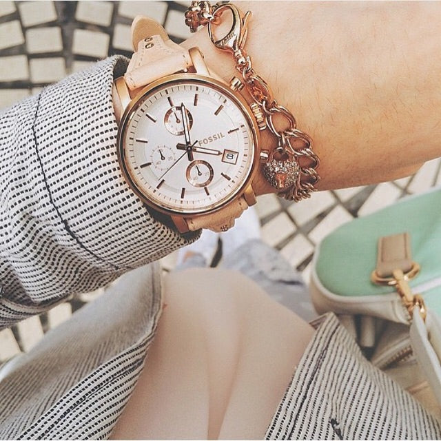 FOSSIL Montre Boyfriend à trois cadrans