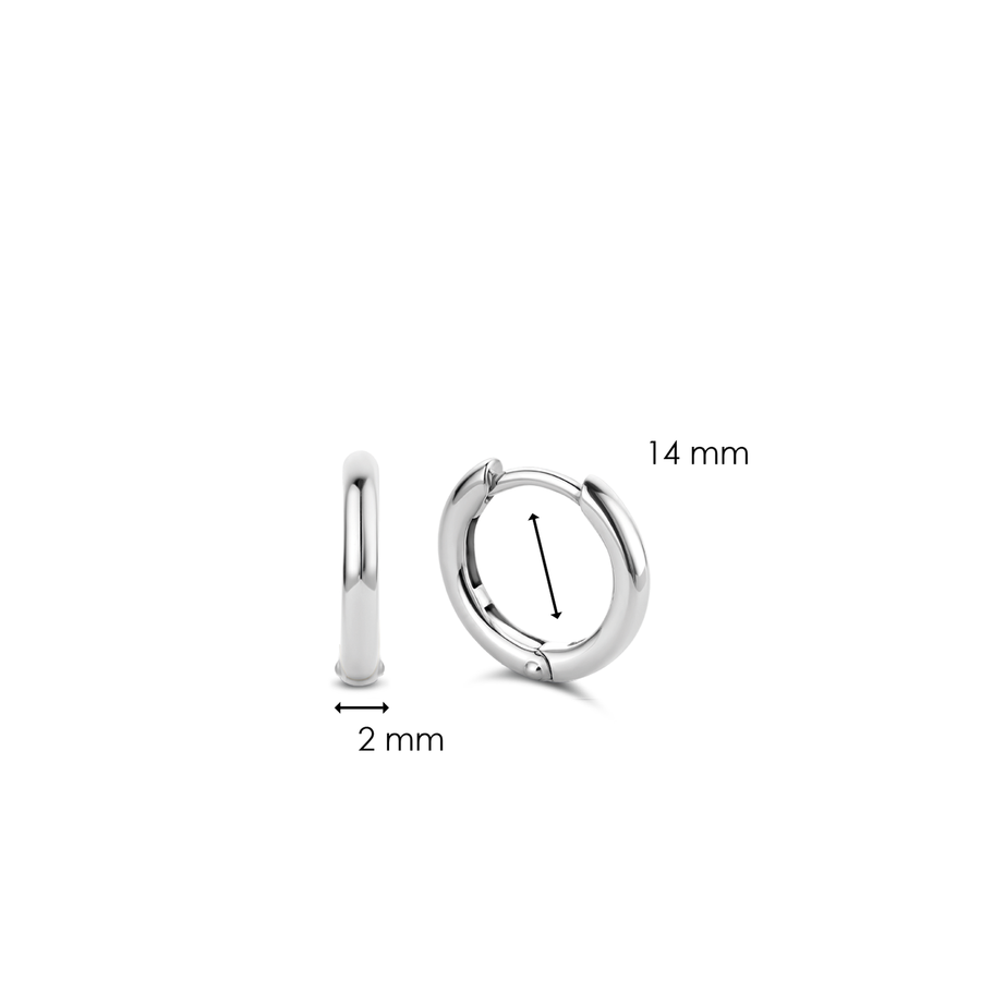 TI SENTO Créoles skinny 14mm