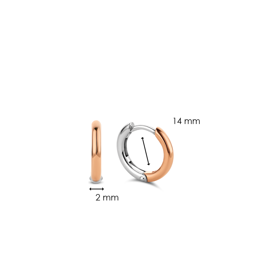 TI SENTO Créoles skinny 14mm