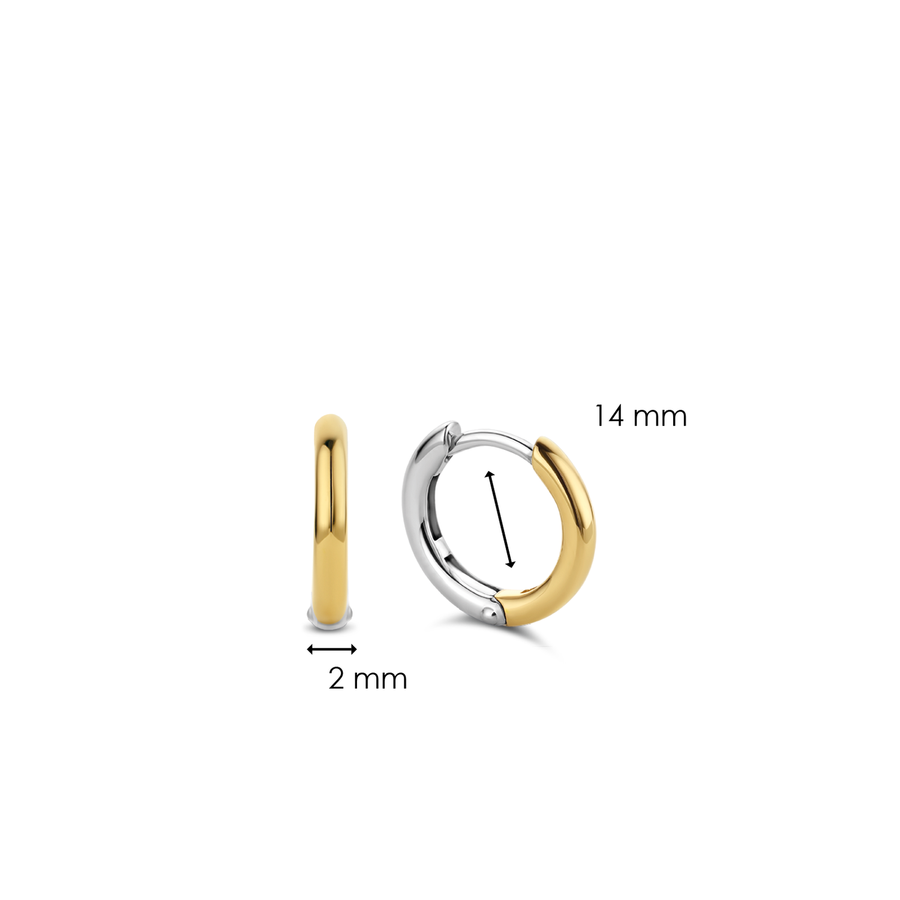 TI SENTO Créoles skinny 14mm