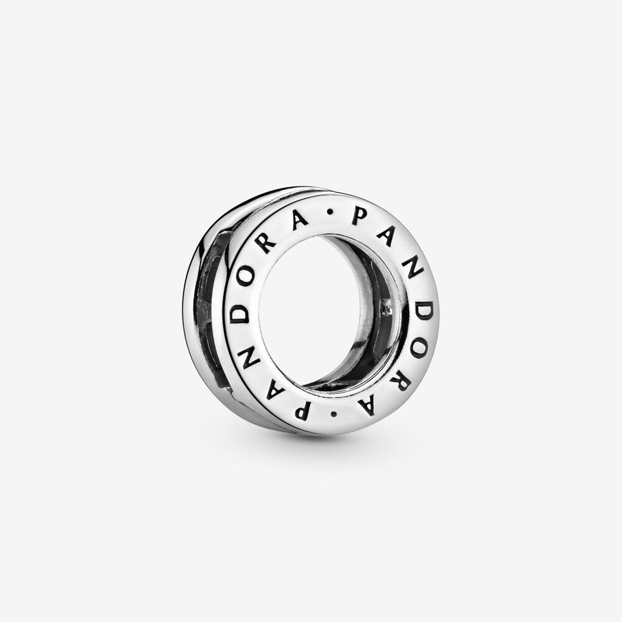 Clip en cercle à logo Pandora