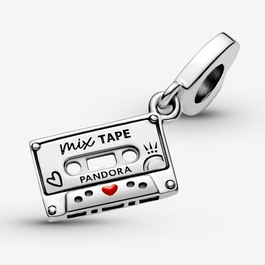 Charm-pendentif Cassette rétro - VENTE FINALE