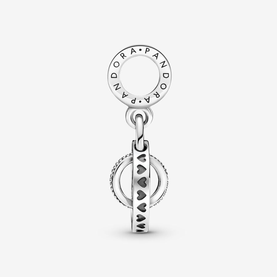 Charm-pendentif Cercle et logo Pandora - VENTE FINALE