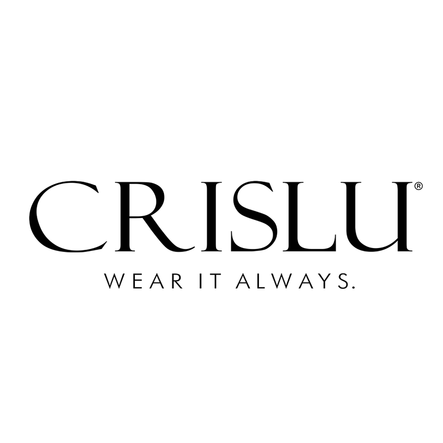 CRISLU Collier boucle pavé délicat