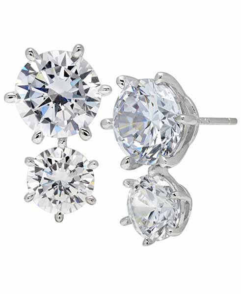 CRISLU Boucles d'oreilles glamour