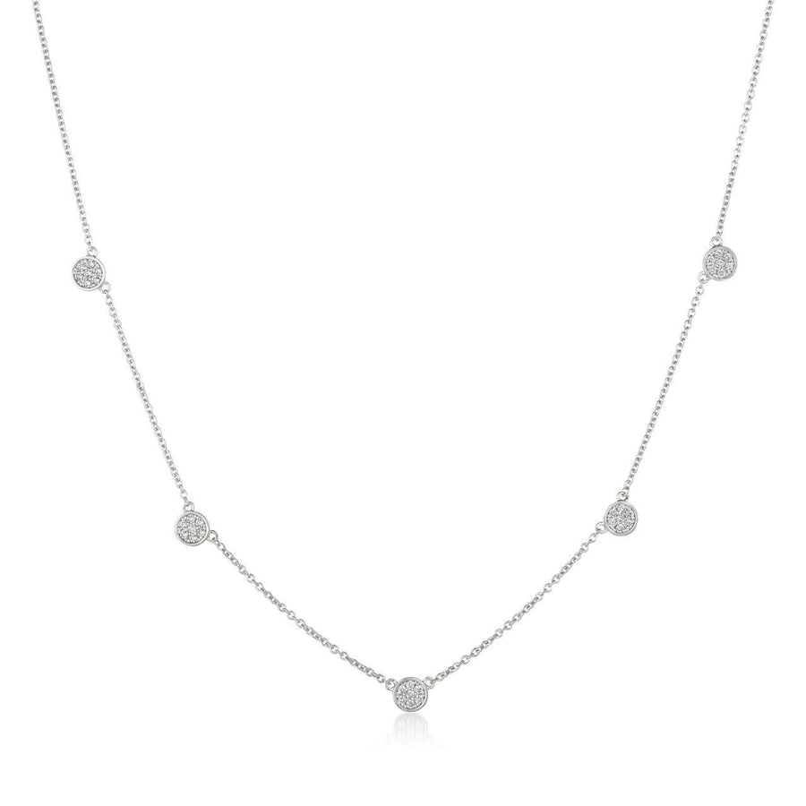 CRISLU Collier multi-pièces pavés