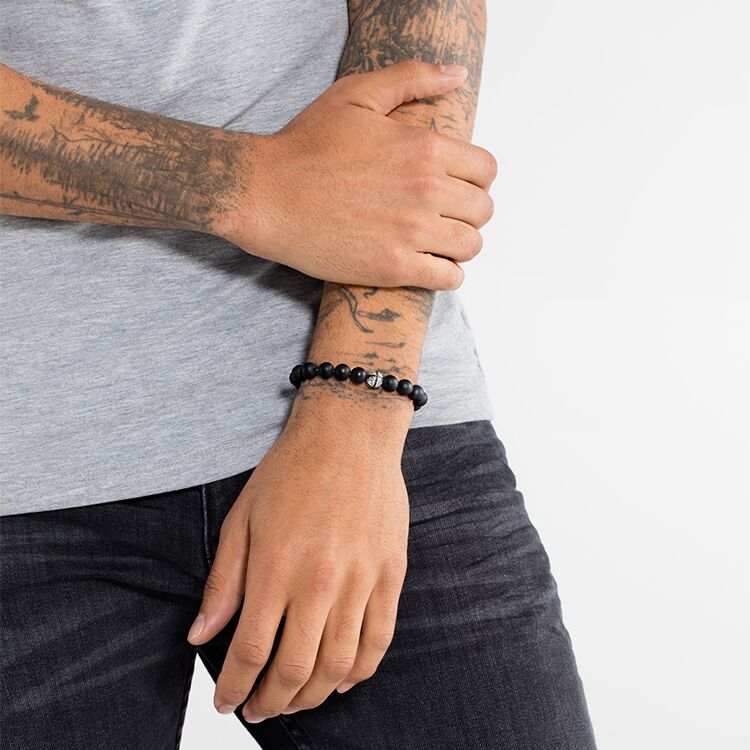 bracelet bille croix