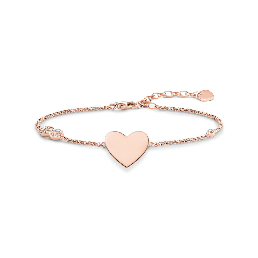 Bracelet cœur et infini