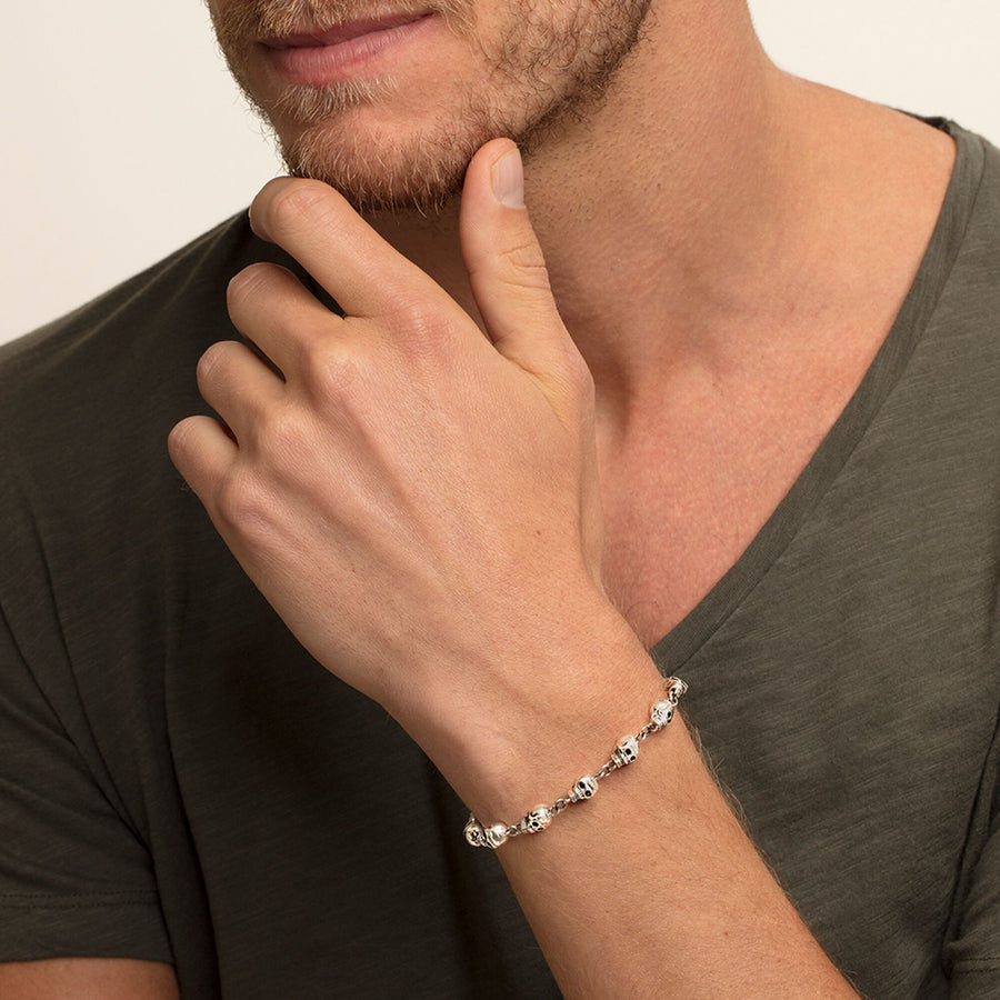 Bracelet têtes de mort