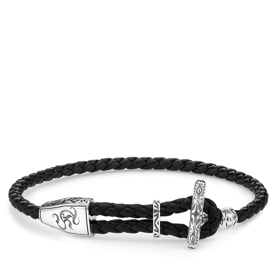 bracelet cuir ornement