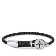 bracelet cuir Croix